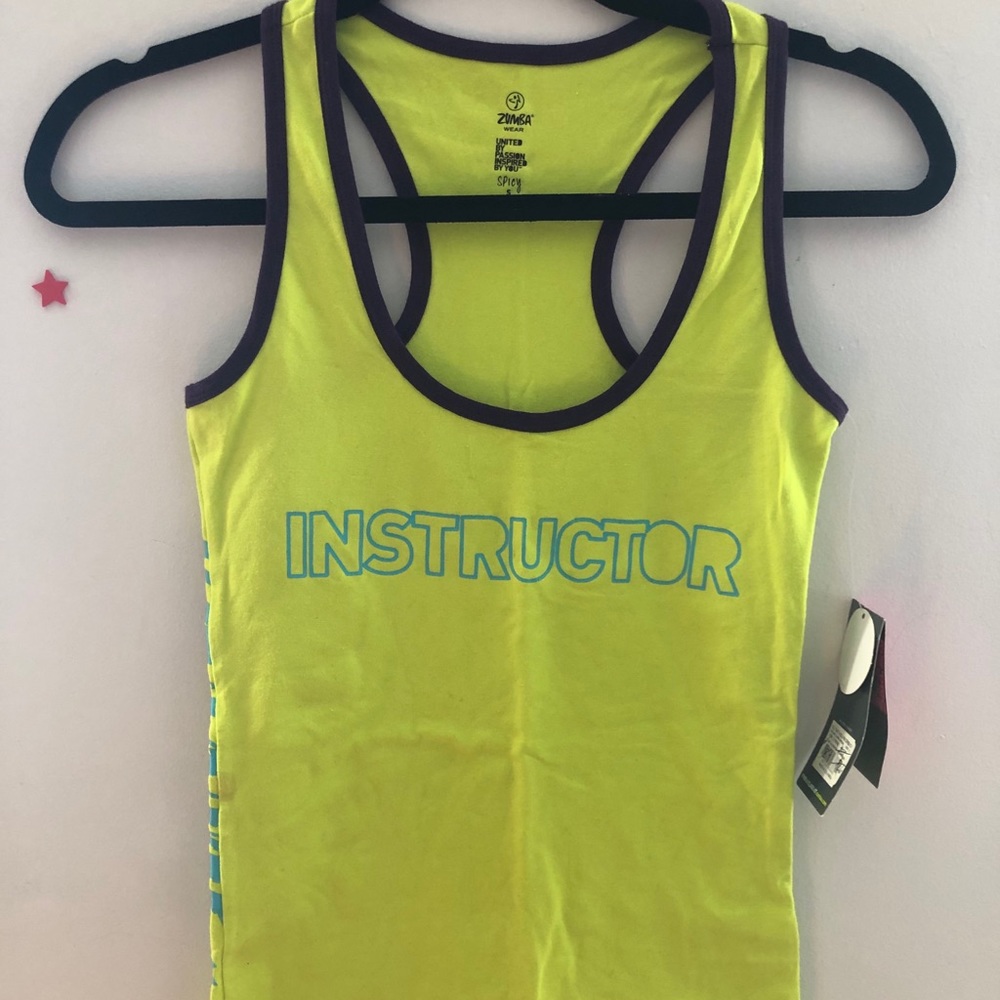 Zumba instructor tank top